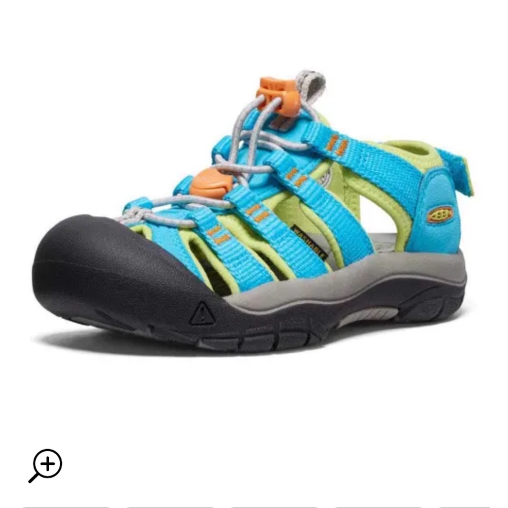 Keen Newport Boundle Children Sandals Aqua and Lime Sandals